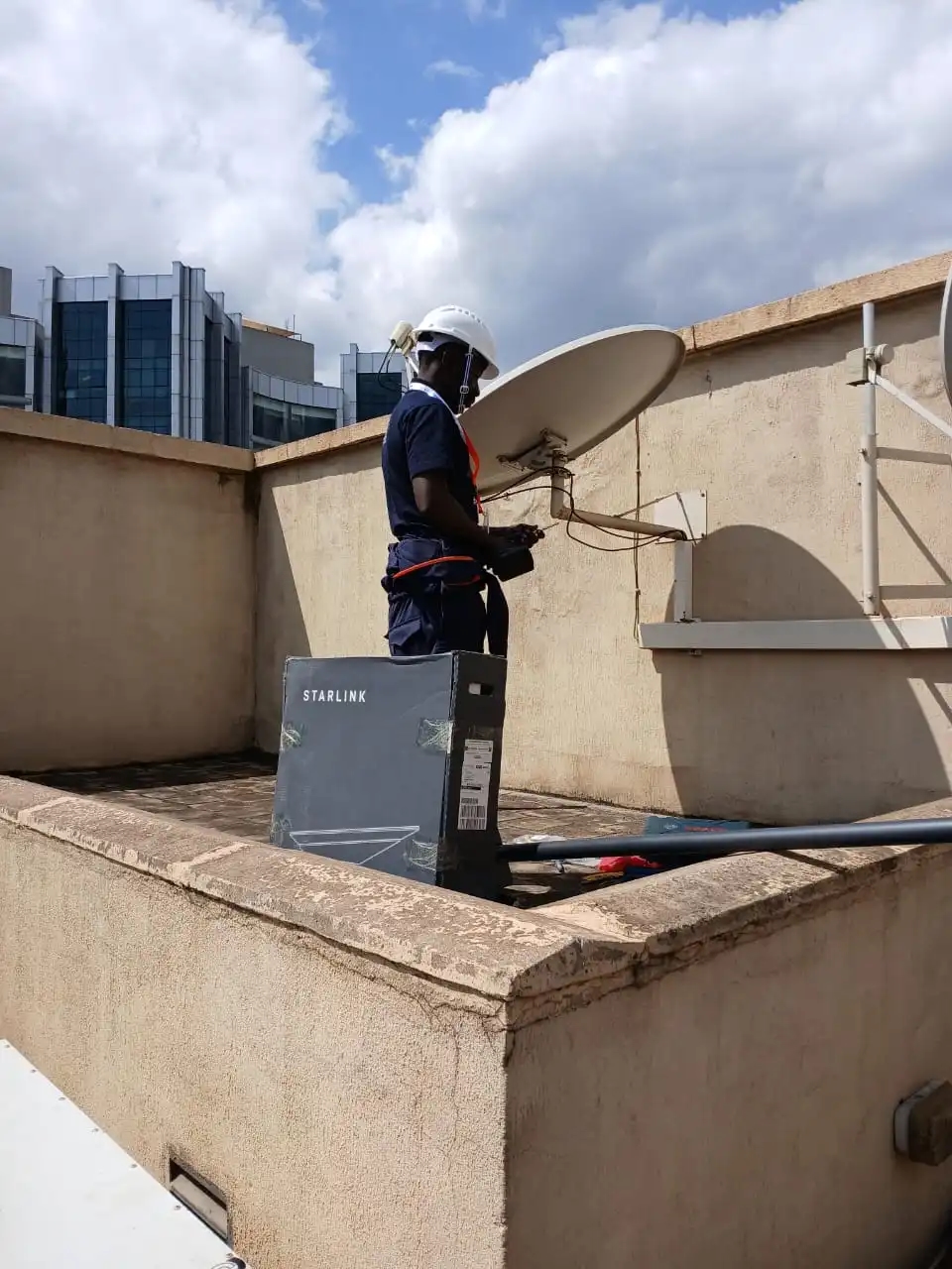 Worker with Laptop