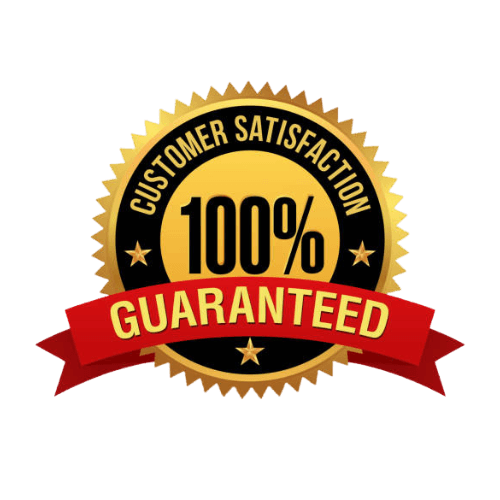 100% Customer Satisfaction Badge